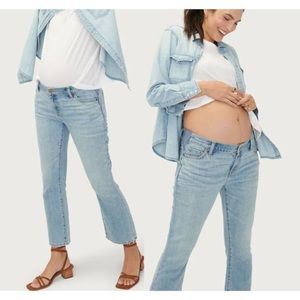 Size 29 Hatch crop maternity jeans